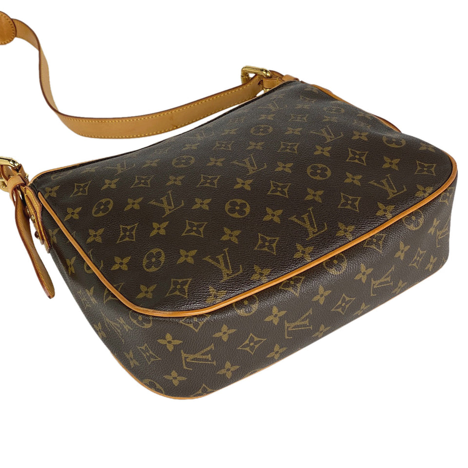 Louis Vuitton Hudson GM Crossbody Shoulder Bag Monogram Brown