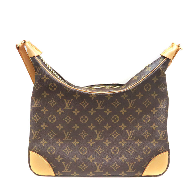 Louis Vuitton Boulogne 35 Monogram Canvas Brown Shoulder Bag