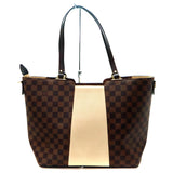 Louis Vuitton Jersey Damier Canvas Ebene Brown Tote Bag