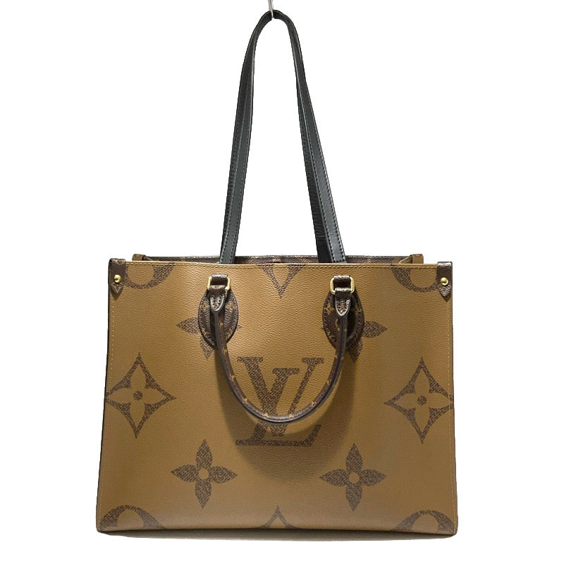 Louis Vuitton On The Go MM Giant Reverse Monogram Shoulder Bag