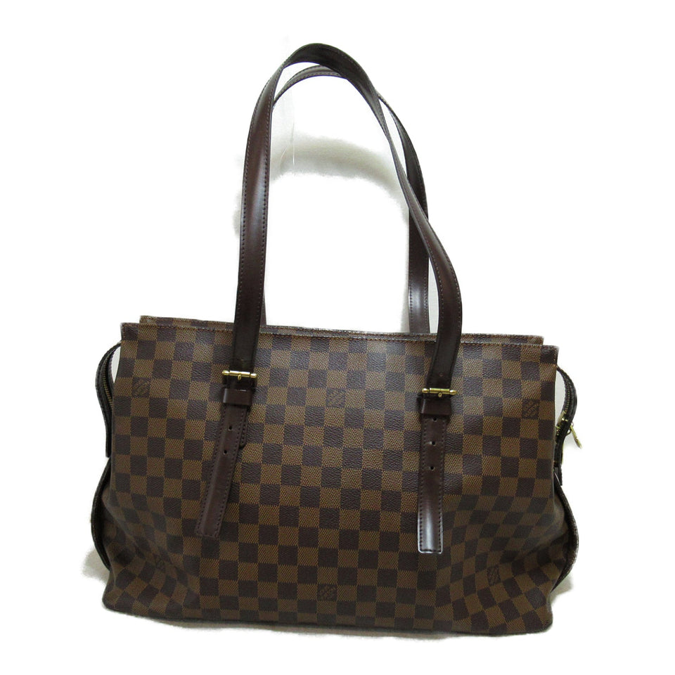 Louis Vuitton Chelsea Tote Bag Canvas Damier Ebene