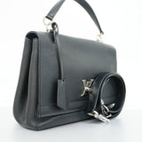 Louis Vuitton Lock Me 2 Cartable Noir Shoulder Bag Black