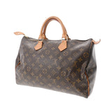 Louis Vuitton Monogram Speedy 35 Monogram Canvas Handbag Brown