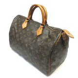Louis Vuitton Speedy 35 Boston bag Zipper closure Handbag