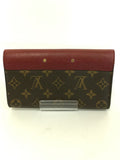 Louis Vuitton Portefeuil Pallas Noir Monogram Shoulder Bag Red