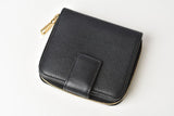 Saint Laurent- Paris Wallet Folding Wallet Zipper Type Black