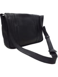 Hermes Steve Buzas Engraved Shoulder Bag Black
