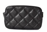 Saint Laurent- Becky Double Zip Pouch Mini Bag Clutch Bag Leather Black Saint Laurent
