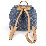 Louis Vuitton Monogram Denim Sac GM Backpack Rucksack Blue