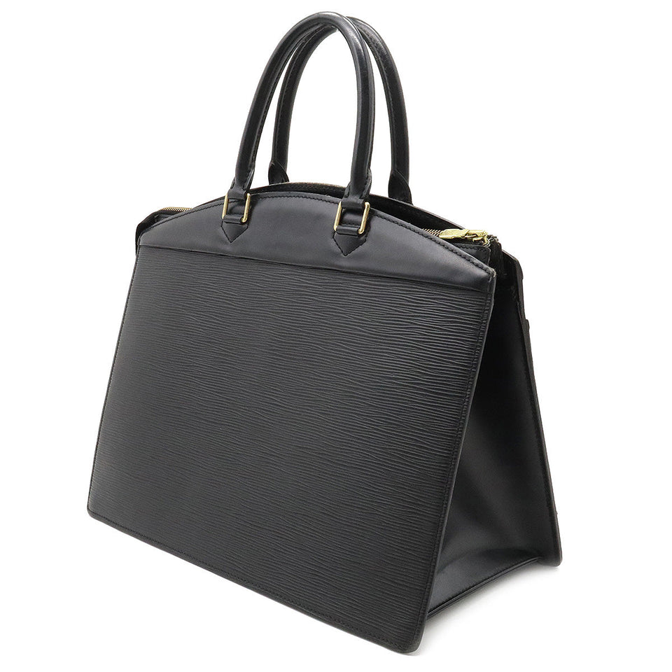 Louis Vuitton Epi Riviera Handbag Noir Black Gold Hardware
