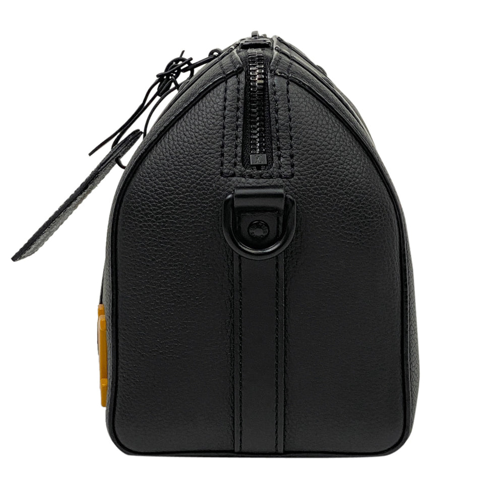 Louis Vuitton City Keepall Damier Distorted Shoulder Bag Leather Noir Black