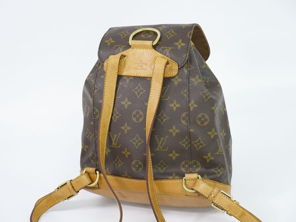Louis Vuitton Montsouris MM Rucksack Backpack Monogram Brown