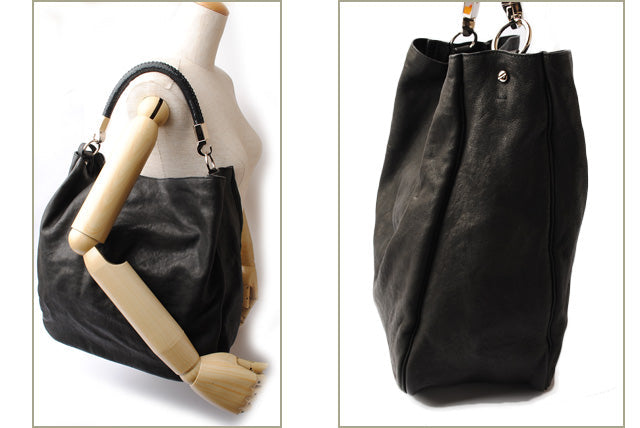 Saint Laurent- Shoulder Bag Sheepskin Black