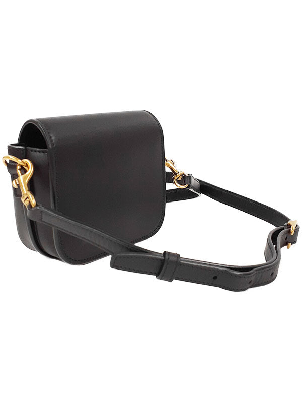 Saint Laurent- Paris Betty Leather Shoulder Bag Black