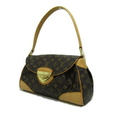 Louis Vuitton Beverly MM Shoulder Bag PVC Coated Canvas Monogram  Brown