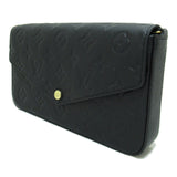 Louis Vuitton Pochette Felicie Shoulder Bag Leather Monogram Implant