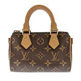 Louis Vuitton Nano Speedy  Monogram Leather Brown