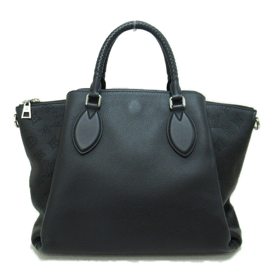 Louis Vuitton Haumea Tote Bag Leather Mahina Black