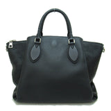 Louis Vuitton Haumea Tote Bag Leather Mahina Black