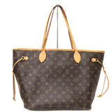 Louis Vuitton Neverfull MM Tote Bag Monogram Brown