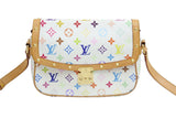 Louis Vuitton Shoulder Bag Sologne Pochette White Multicolor