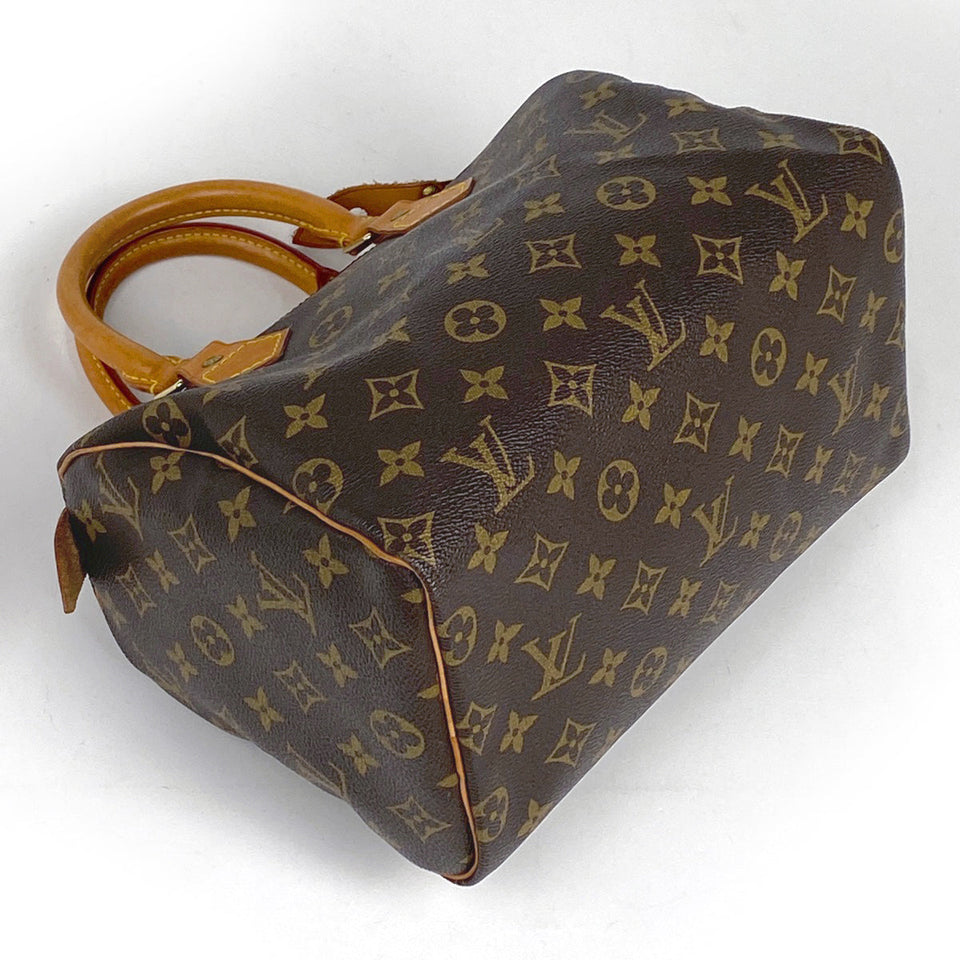 Louis Vuitton Speedy 25 Boston Bag Commuter Monogram Brown