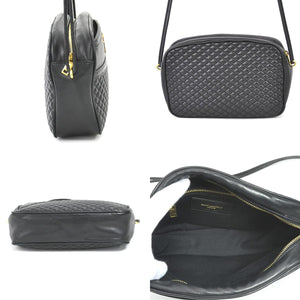 Saint Laurent- Shoulder Bag Leather Black Gold