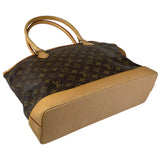 Louis Vuitton Lockit Horizontal Tote Bag Monogram Brown