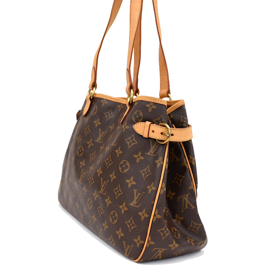 Louis Vuitton Batignolles Horizontal Shoulder Bag Monogram Brown