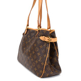 Louis Vuitton Batignolles Horizontal Shoulder Bag Monogram Brown