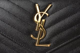 Saint Laurent- Paris Wallet Long Wallet Leather Black