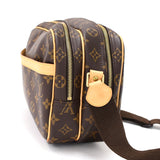 Louis Vuitton Reporter PM Shoulder Bag Monogram Brown