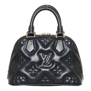 Louis Vuitton Bubblegram Alma soft BB Handbag Shoulder Bag Noir Black