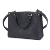 Louis Vuitton On The Go PM 2way Bag Monogram Emplant Noir Black