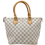Louis Vuitton Tote Bag Damier Azur Saleya PM Handbag White Bag