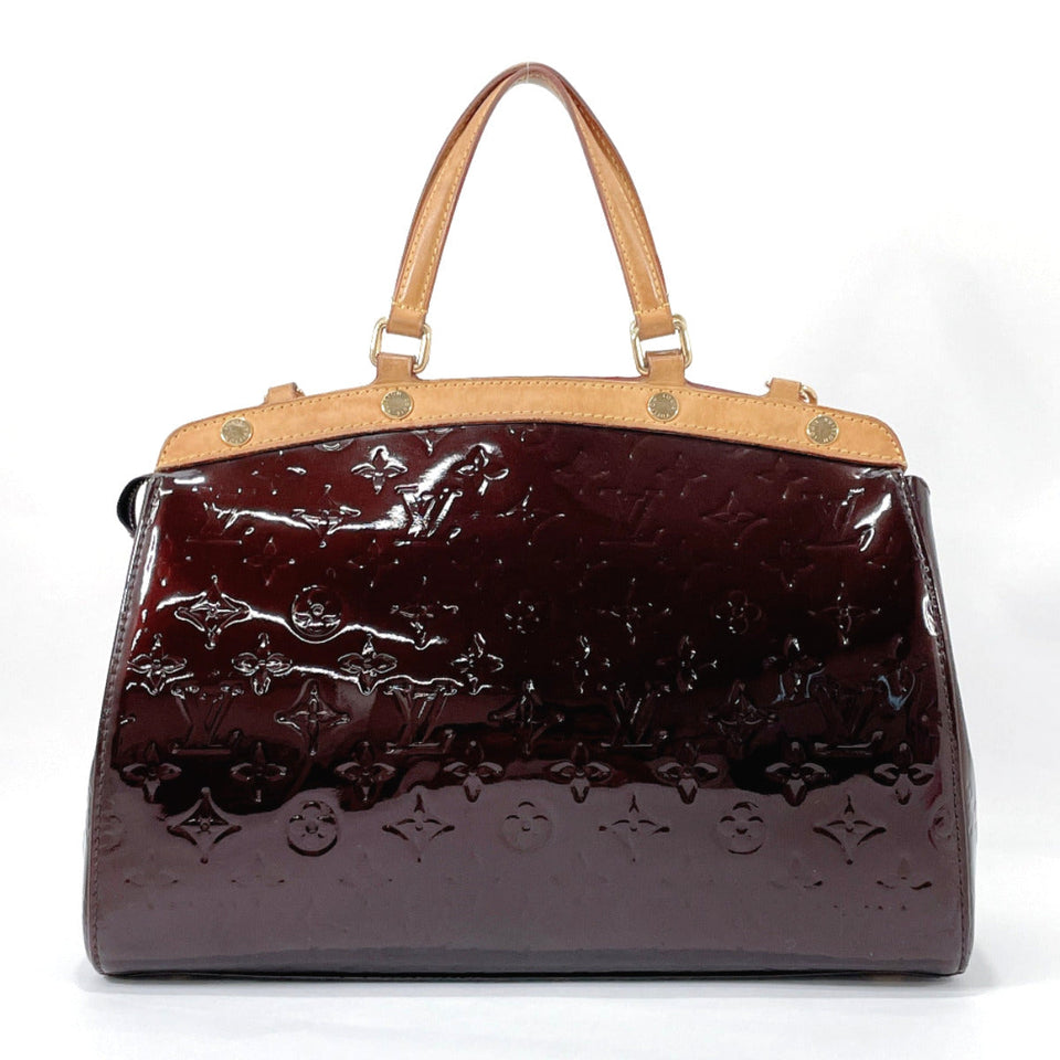 Louis Vuitton Blair MM Handbag Monogram Verni