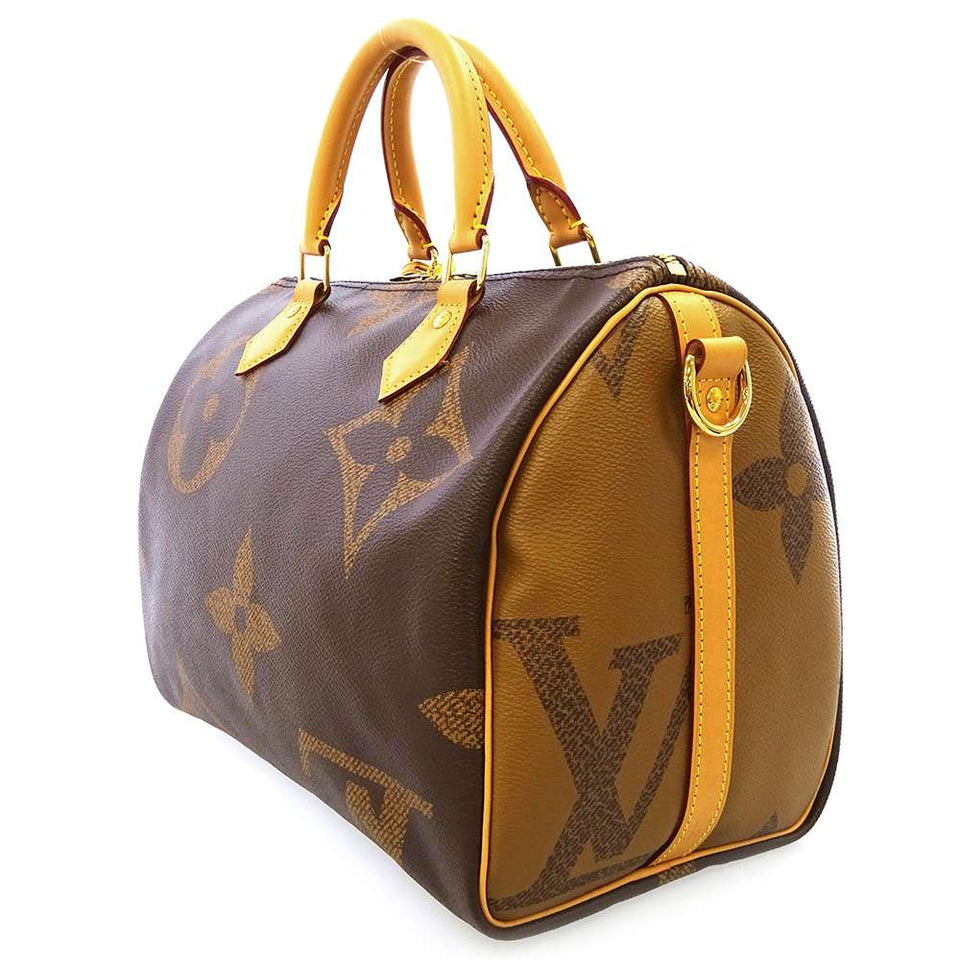 Louis Vuitton Handbag Monogram Giant Speedy Bandouliere 30 2way Black