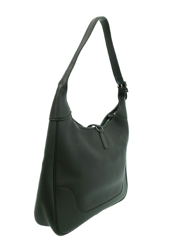 Hermes Engraved 2000 Shoulder Bag Dark Green