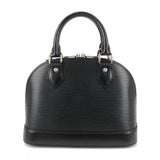 Louis Vuitton Epi Alma BB 2way Bag Handbag Shoulder Bag Noir Black