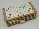 Louis Vuitton Portomone Bie Vienois Bifold Compact Wallet Monogram Multicolor
