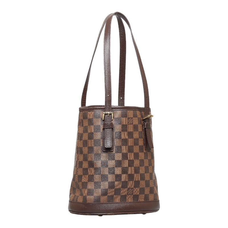 Louis Vuitton Damier Male Shoulder Bag Bucket Brown