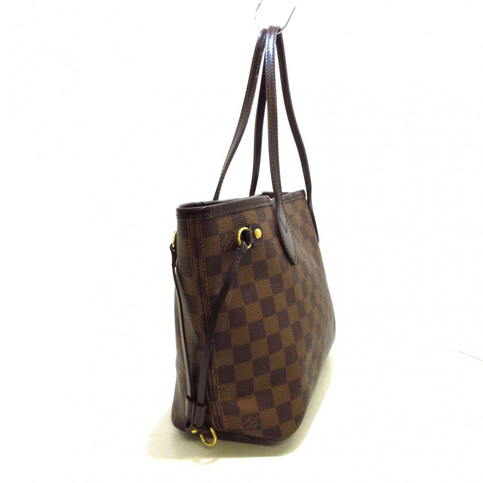 Louis Vuitton Neverfull PM Tote Bag Ebene Damier Canvas