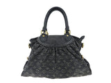 Louis Vuitton NeoCabby MM Noir Monogram Denim