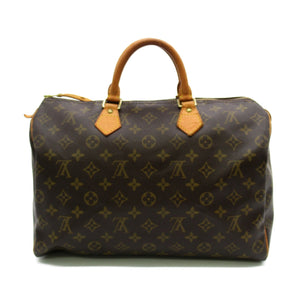 Louis Vuitton Speedy 35 Handbag PVC Coated Canvas Monogram