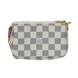 Louis Vuitton Mini Pochette Accessoire Damier Azur White