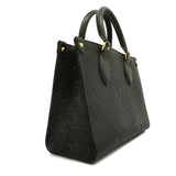 Louis Vuitton Monogram Implant On The Go PM Noir Black