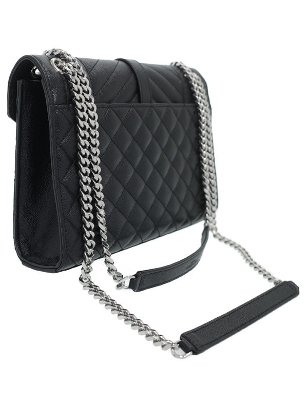 Saint Laurent- Paris Envelope Medium Chain Shoulder Bag Black