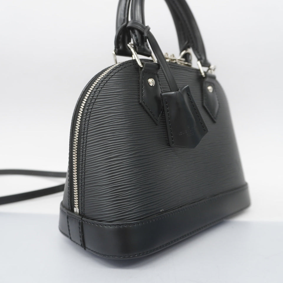 Louis Vuitton 2way Epi Alma BB Noir