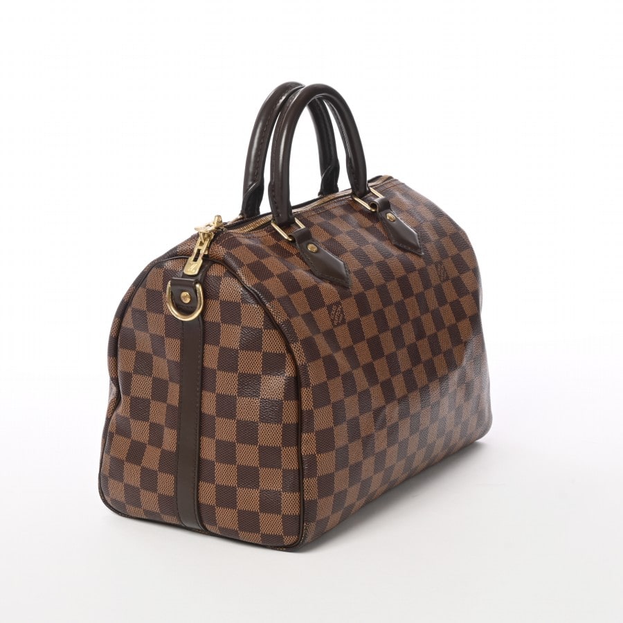 Louis Vuitton Speedy Bandouliere 30 Handbag Damier Brown