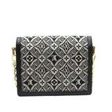 Louis Vuitton Dauphine MM Shoulder Bag Leather Monogram Black